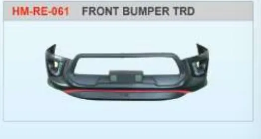 Передний бампер TRD-стиль для Toyota Hilux Revo 2016–2019