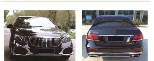 Обвес для Mercedes E-класс W212 рестайлинг 2013–2016 в стиле Maybach W223: бампера в сборе