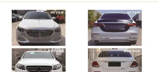 Рестайлинг-комплект для Mercedes E-класс W213 2016–2020 в вид Maybach-стиля 2021+