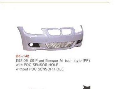 Обвес M-Tech для BMW 3 E92/E93 2006–2011: бампера, пороги, ПТФ — фото 2