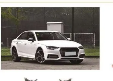 Обвес в стиле RS4 для Audi A4 B9 2016–2019: бампера, диффузоры, сплиттеры