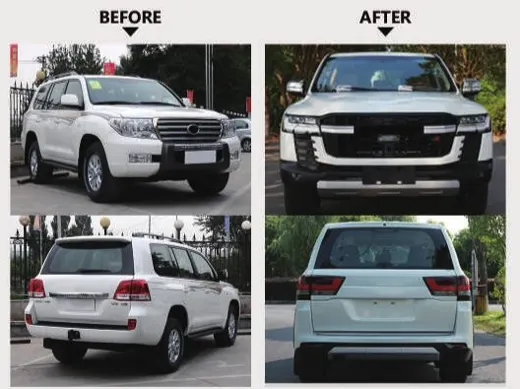 Рестайлинг-комплект для Toyota Land Cruiser 200 2008–2015 в вид LC300 GR Sport — фото 2