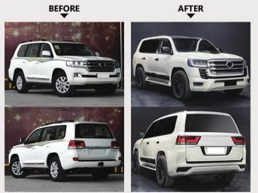 Рестайлинг-комплект для Toyota Land Cruiser 200 2016–2021 в вид LC300 — фото 2