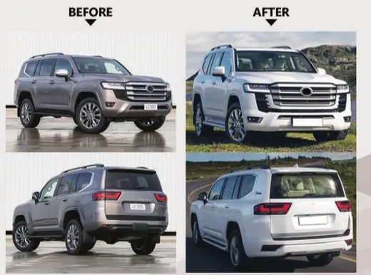 Комплект для Toyota Land Cruiser 300 2022+: из базовой комплектации в топовую — фото 2