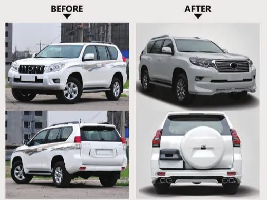 Рестайлинг-комплект для Toyota Land Cruiser Prado 150 2010–2016 в вид Prado 2018 — фото 2