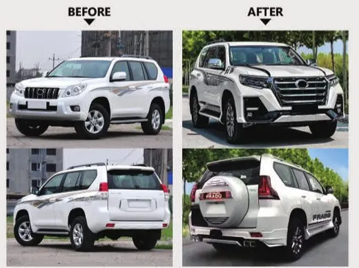 Рестайлинг-комплект для Toyota Land Cruiser Prado 150 2010–2016 в фирменном стиле SMK — фото 2