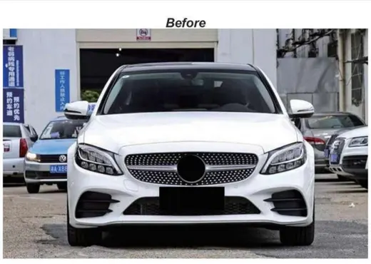 Обвес для Mercedes C-класса W205 2015–2021 в вид C63 AMG 2019: бампера, юбки — фото 3