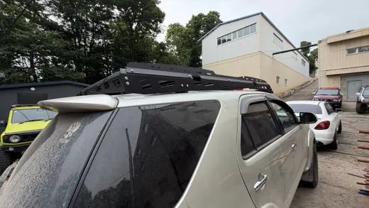 Багажник экспедиционный Toyota Fortuner (2004–2015) с бортами