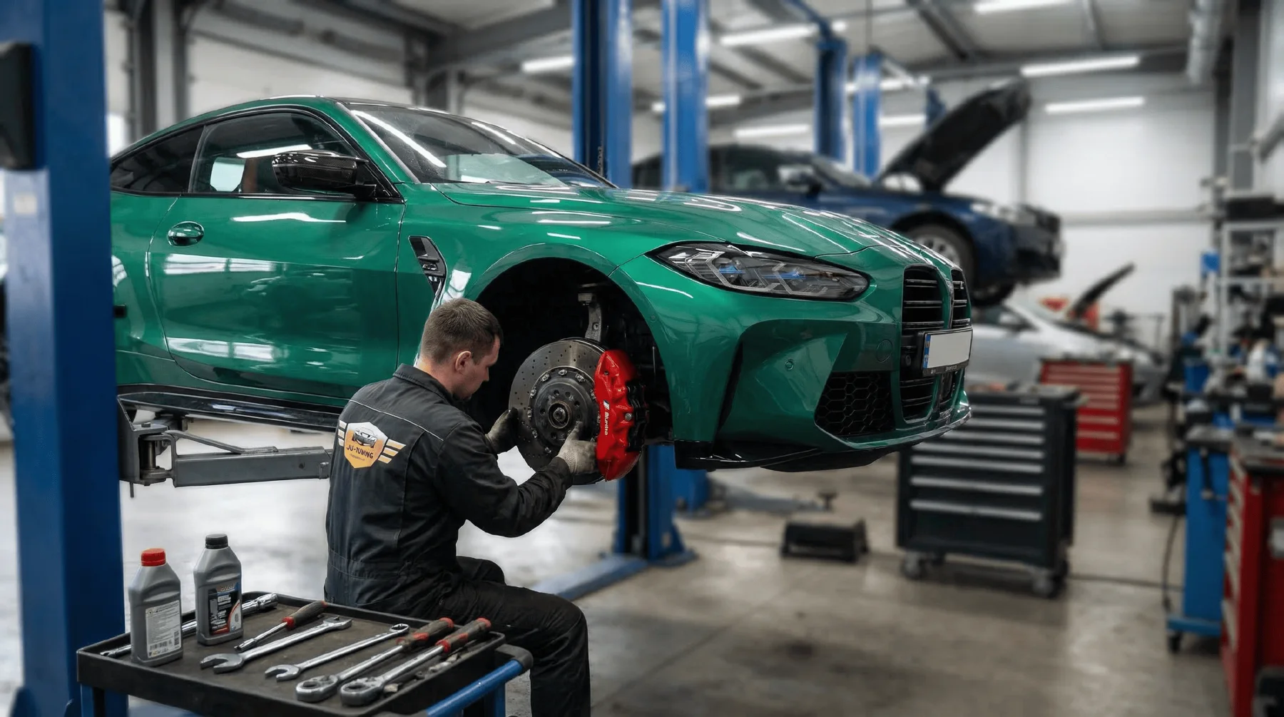Тормозные системы — установка в сервисе JU-TUNING