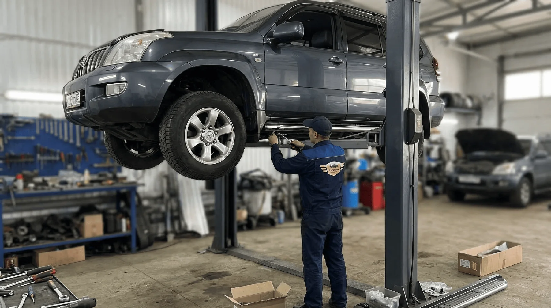 Off-road тюнинг — установка в сервисе JU-TUNING